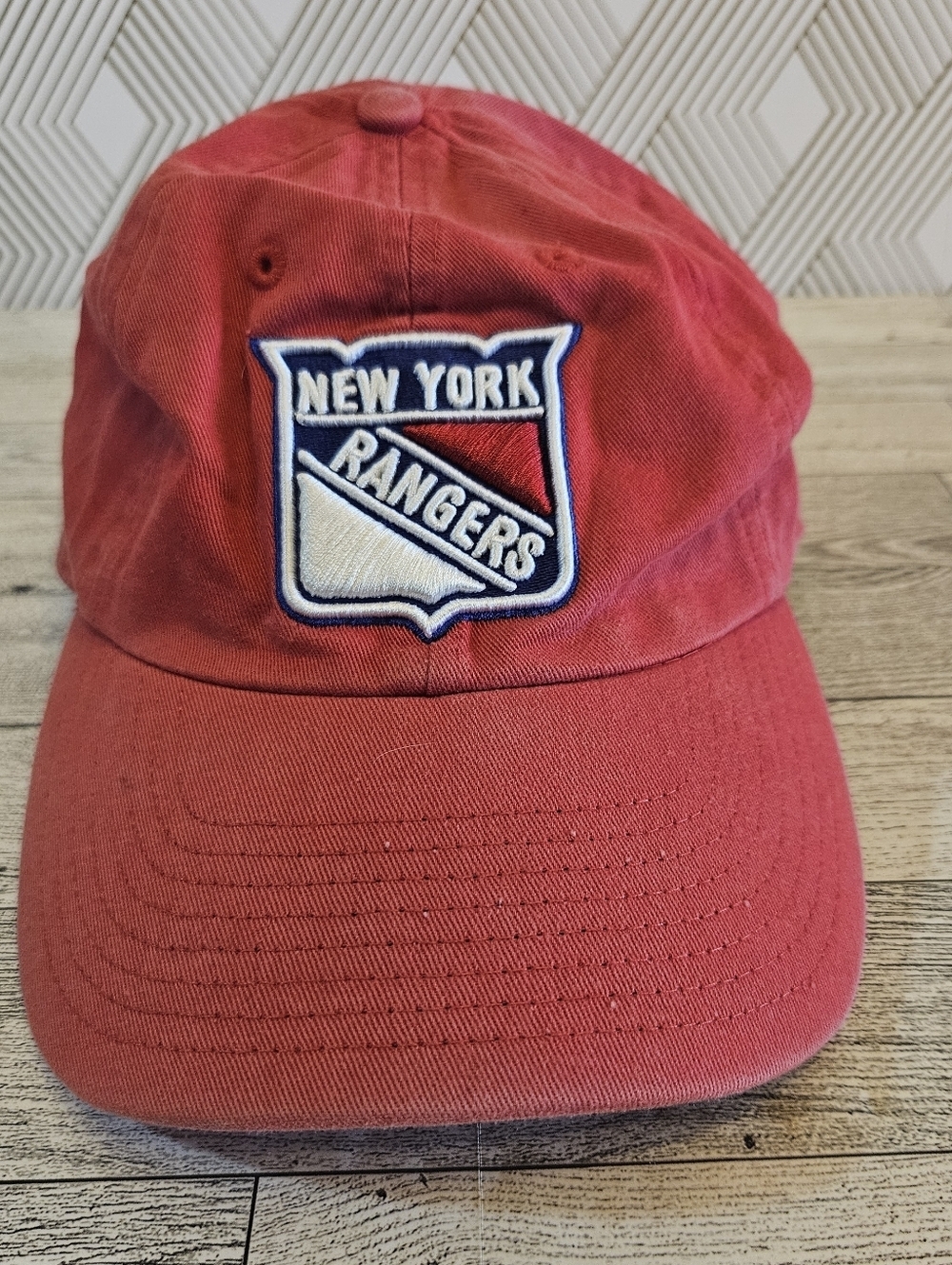 Fanatics NHL New York Rangers Hat Baseball Cap Red Adjustable